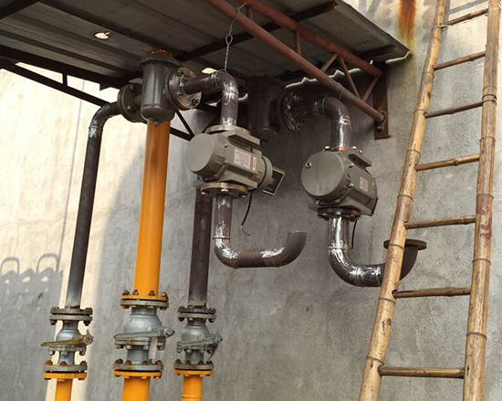 營口市某工廠天然氣流量監測